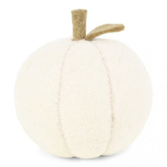 White Felt Pumpkin