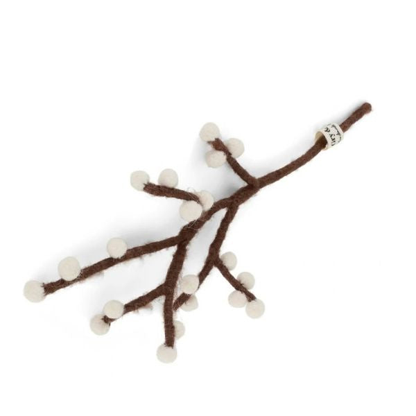 Mini Branch with White Berries
