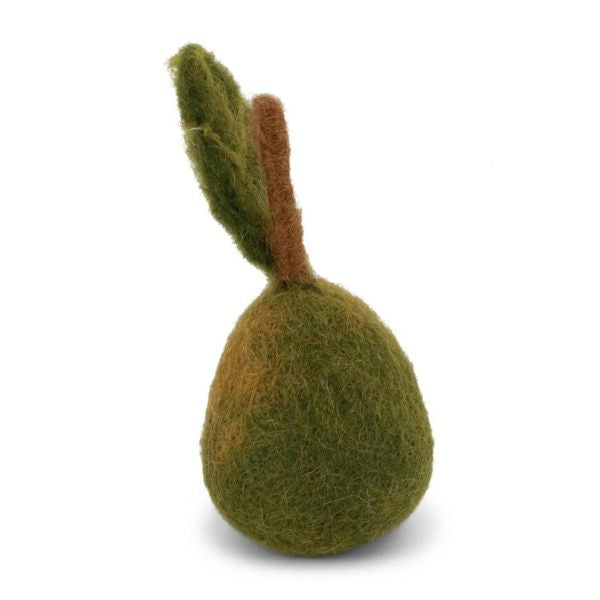 Green Felt Pear