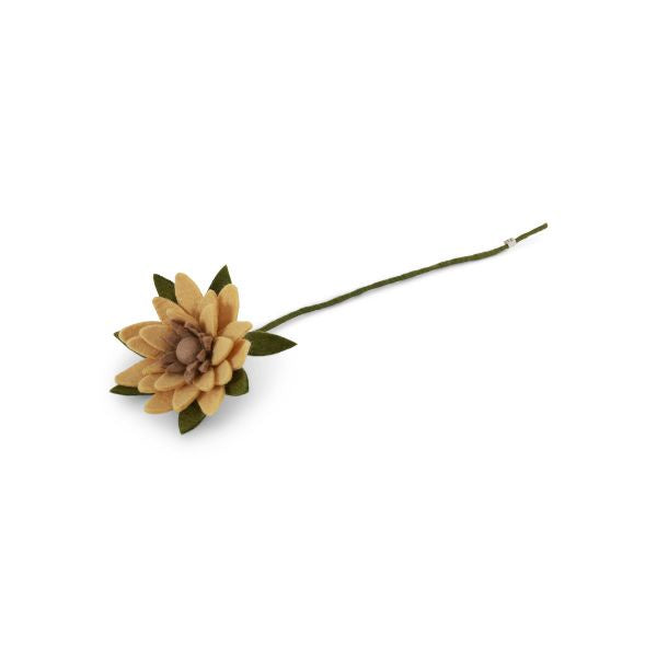 Light Yellow Sunflower Felt Decoration