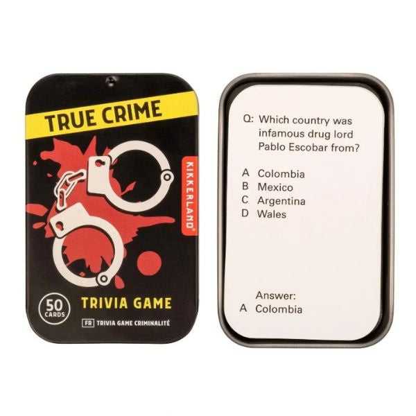True Crime Trivia Game