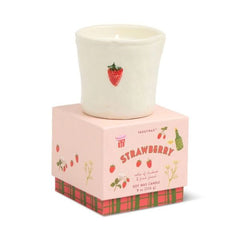 Bistro Strawberry Ceramic Candle Strawberry
