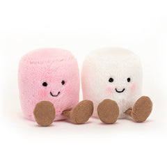 Jellycat Amuseable Pink and White Marshmallows