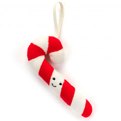 Jellycat Festive Folly Candy Cane Hanging Decoration