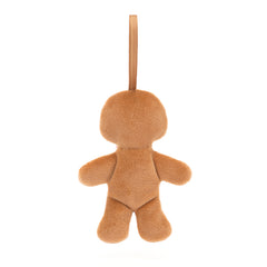 Festive Folly Gingerbread Fred Hanging Decoration