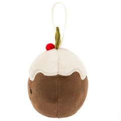 Festive Folly Christmas Pudding Hanging Decoration