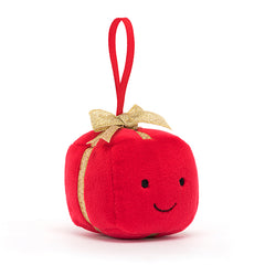 Jellycat Festive Folly Present Hanging Decoration