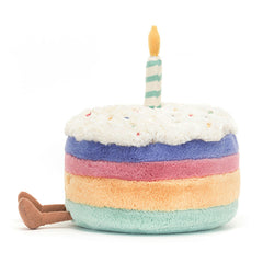 Amuseable Rainbow Birthday Cake
