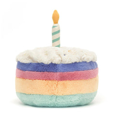 Amuseable Rainbow Birthday Cake
