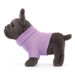 Sweater French Bulldog Purple