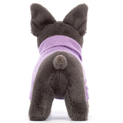 Sweater French Bulldog Purple