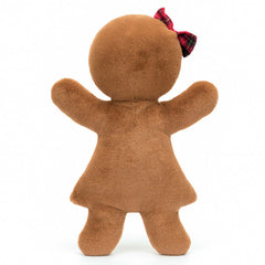 Tartan Jolly Gingerbread Ruby Large