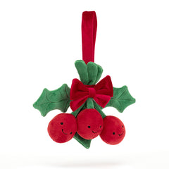 Amuseable Holly Hanging Decoration