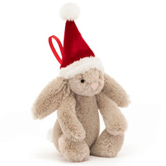 Jellycat Bashful Christmas Bunny Decoration