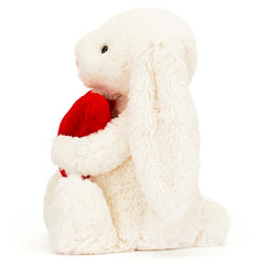 Bashful Red Love Heart Bunny Original
