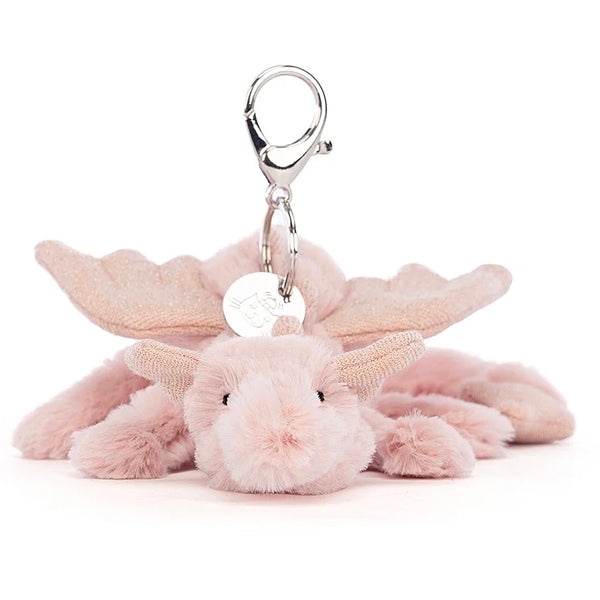 Jellycat Rose Dragon Bag Charm - Paper Tiger