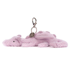 Lavender Dragon Bag Charm