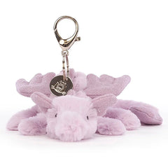 Jellycat Lavender Dragon Bag Charm