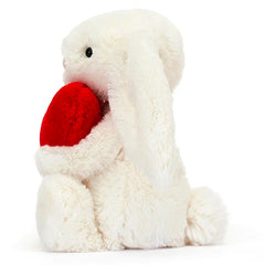 Bashful Red Love Heart Bunny Little