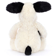 Bashful Rufferty Black And Cream Puppy Medium