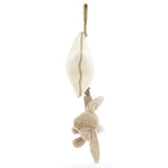 Bashful Beige Bunny Musical Pull