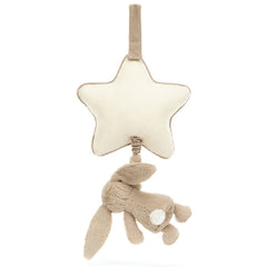 Bashful Beige Bunny Musical Pull