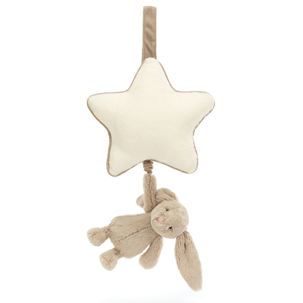 Bashful Beige Bunny Musical Pull