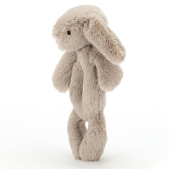 Bashful Beige Bunny Ring Rattle