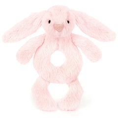 Jellycat Bashful Pink Bunny Ring Rattle