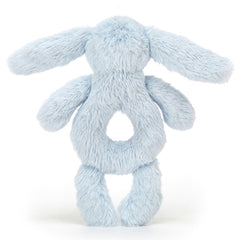 Bashful Blue Bunny Ring Rattle