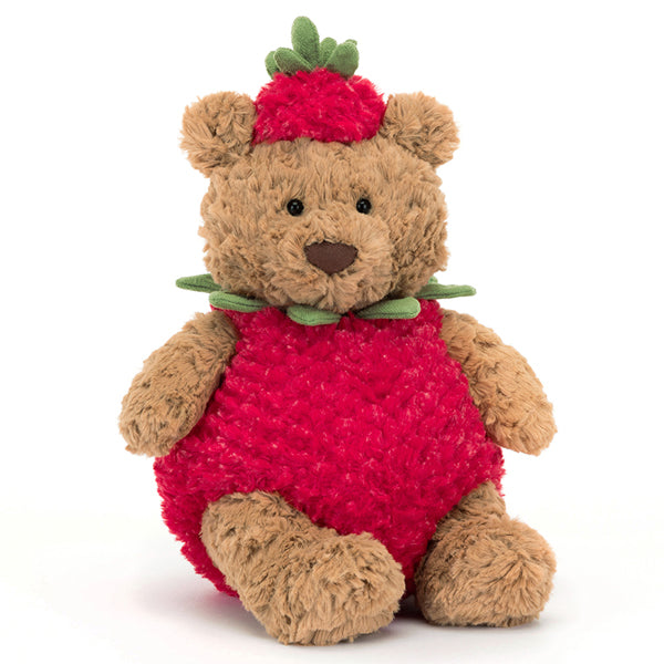 Jellycat Bartholomew Bear Strawberry - Paper Tiger