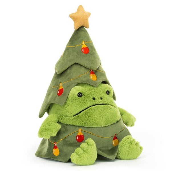 Jellycat Christmas Tree Ricky Rain Frog - Paper Tiger