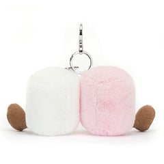 Amuseables Pair of Marshmallows Bag Charm