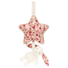 Jellycat Blossom Cream Bunny Berry Musical Pull