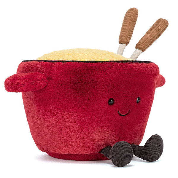  cheese fondue ジェリーキャット　チーズフォンデュ Jellycat Amuseables Cheese Fondue - Paper Tiger
