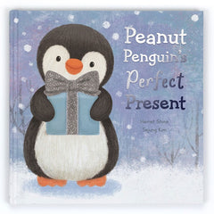 Jellycat Peanut Penguin’s Perfect Present Book