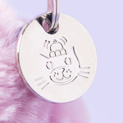 Thistlepop Blossom Bunny Bag Charm