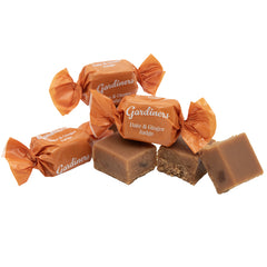 Scandi Present Date and Ginger Fudge Tin