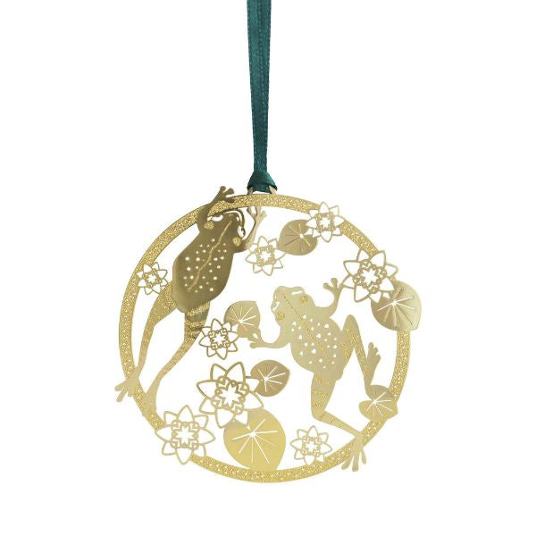 Frogs Metal Hanging Decoration