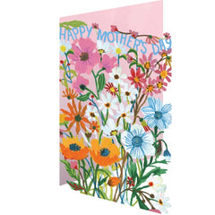 Mother's Flower Field Lasercut Card
