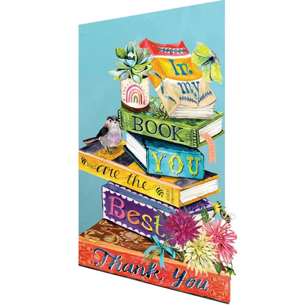Bookstack Thank You Card