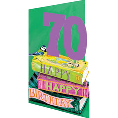 Happy Birthday 70 Card