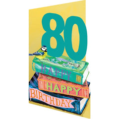 Happy Birthday 80 Card