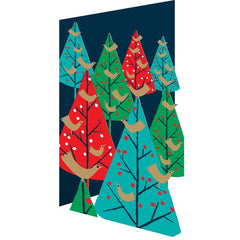 Brilliant Birds Laser Christmas Card