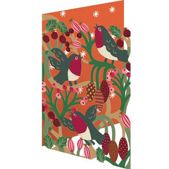 Christmas Chorus Laser Christmas Card