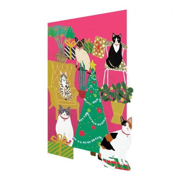 Cozy Cats Christmas Card