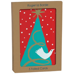 Brilliant Bird and Tree Christmas Card Pack