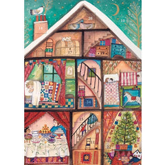 Christmas House Advent Card