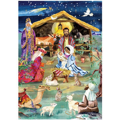 The Christmas Story Advent Calendar Card