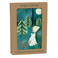 Winter Bears Trifold Christmas Card 5 Pack